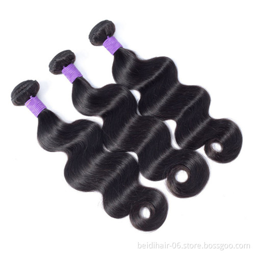 Body Wave Human Hair Bundles Virgin Hair with Closure Lace Frontals Vendors mink brazilian peruvian weave free shipping